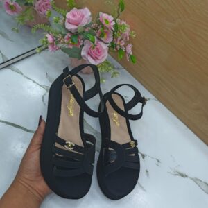 Duranza Skyline Chunky Platform Shoes — Black
