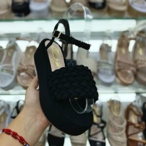 Duranza Evening Ease Sandals — Black