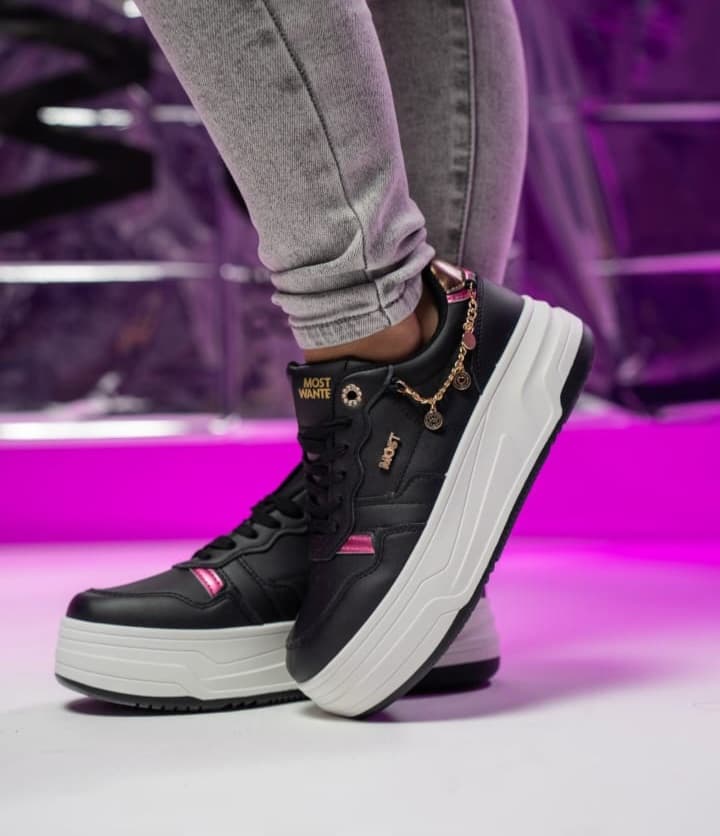 Most Wanted Night Pace Sneakers — Black - Image 3